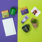 Kadına Yeşil Çiçek Hediye Kutusu - Görsel 2
