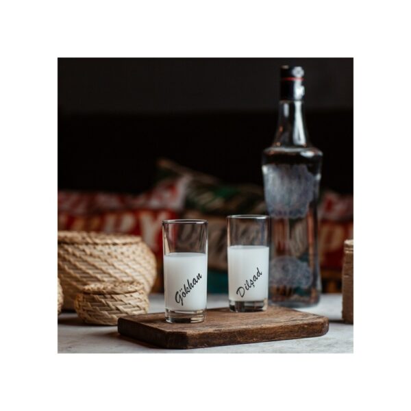 İsim Baskılı Rakı Bardağı Seti