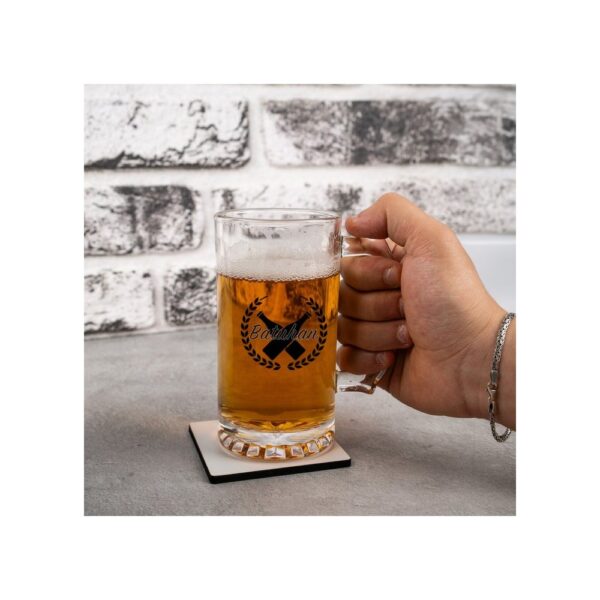 İsim Baskılı Bira Bardağı