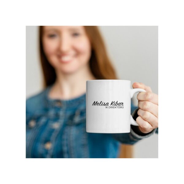 Ünvan ve İsim Baskılı Porselen Kupa