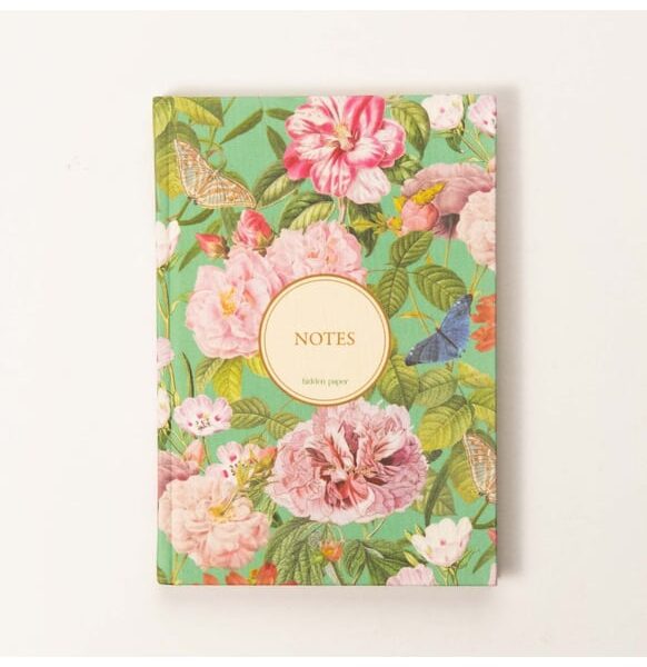 Çizgisiz Bez Defter Güller