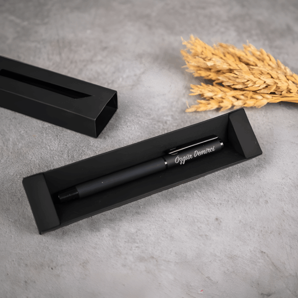 Kişiye Özel Baskılı Siyah Roller Kalem