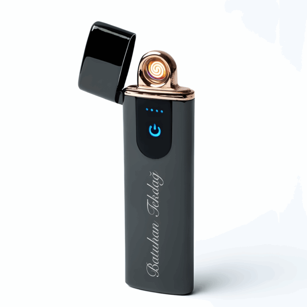 Kişiye Özel İsim Baskılı Dokunmatik Ekranlı Şarjlı Çakmak