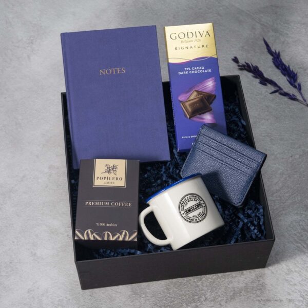 Lacivert Erkek Hediye Kutusu