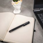 Kişiye Özel İsim Baskılı Siyah Defter ve Kalem Seti - Görsel 3