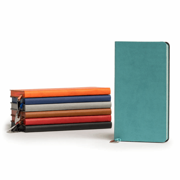 Metal Tokalı Renkli Kenar Notebook Defter